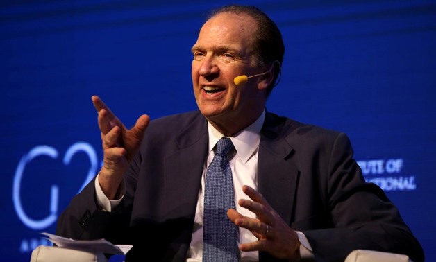  David Malpass, Under Secretary for International Affairs at the U.S. Department of the Treasury, gestures during the 2018 G20 Conference entitled "The G20 Agenda Under the Argentine Presidency", in Buenos Aires, Argentina, March 18, 2018. REUTERS/Agustin