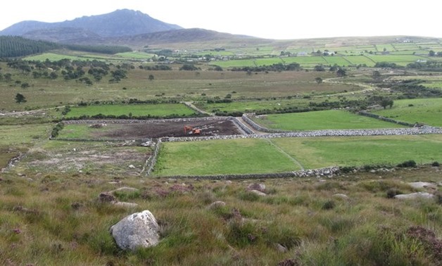 Land reclamation on the floor of the Pigeon Rock River valley, Ireland - CC via Wikimedia Commons/Eric Jones, 