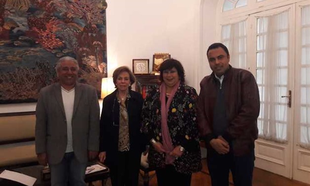 FILE - Min. of Culture with the delegation