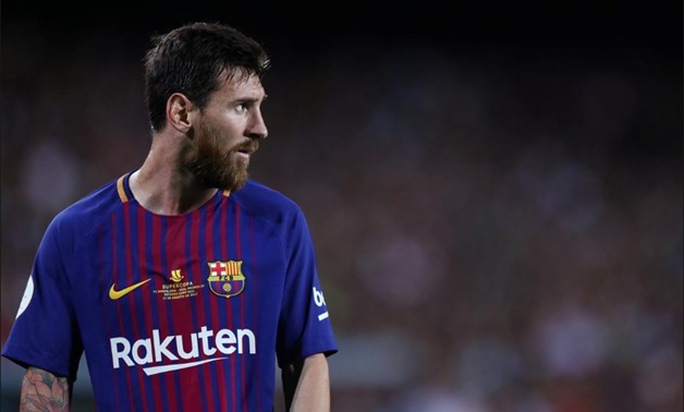 Barcelona v Real Madrid Spanish Super Cup First Leg - Barcelona, Spain - August 13, 2017 Barcelona's Lionel Messi REUTERS/Juan Medina

