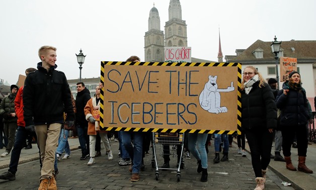 Climate change demonstration in Switzerland - Reuters