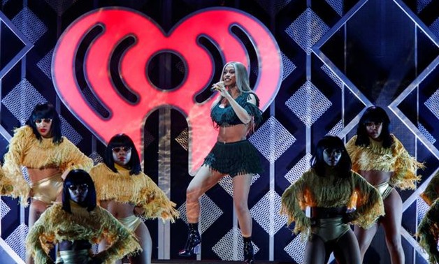 FILE PHOTO: Cardi B performs during Z100's iHeartRadio Jingle Ball 2018 concert at Madison Square Garden in New York City, New York, U.S., December 7, 2018. REUTERS/Eduardo Munoz/File Photo.