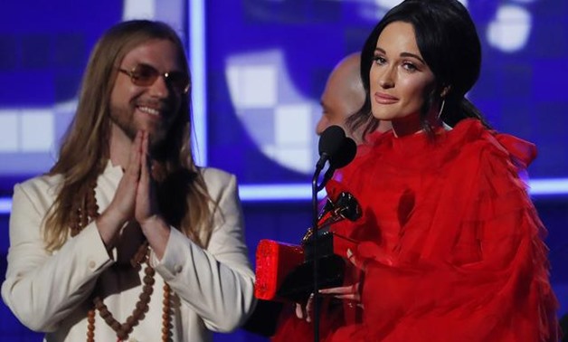 61st Grammy Awards - Show - Los Angeles, California, U.S., February 10, 2019 - Kacey Musgraves wins Album Of The Year for "Golden Hour". REUTERS/Mike Blake.