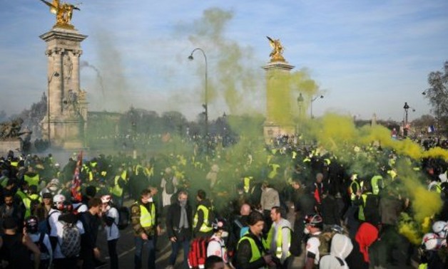 AFP | Thousands took part in 'yellow vest' protests in France on February 17, 2019
