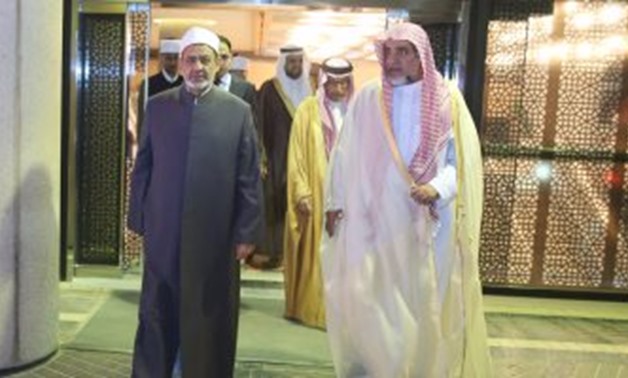 Sheikh Ahmed Al-Tayeb arrived to Riyadh, el youm7