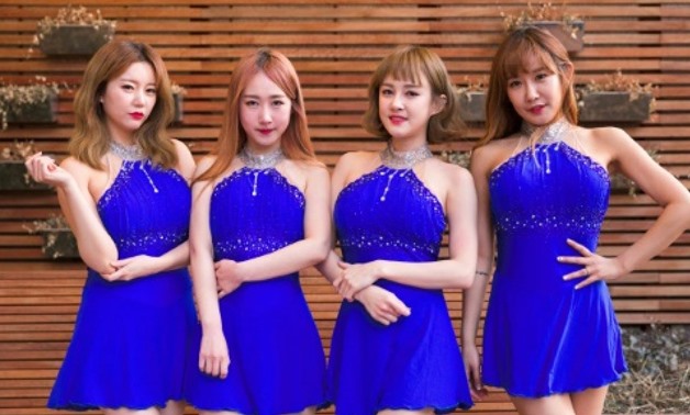 All four members of the K-pop group SixBomb underwent extensive plastic surgery -- from nose jobs to breast implants -- before releasing their first single AFP/File
