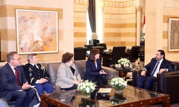 Hariri met US Ambassador Elizabeth Richard in Beirut on Tuesday – (NNA)