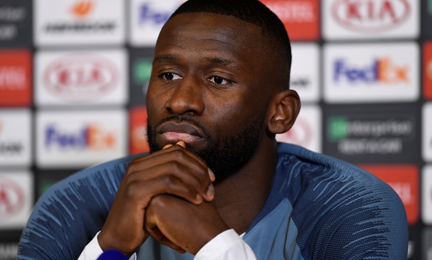 Soccer Football - Europa League - Chelsea Press Conference - Cobham Training Centre, Cobham, Britain - February 20, 2019 Chelsea's Antonio Rudiger during the press conference Action Images via Reuters/Tony O'Brien
