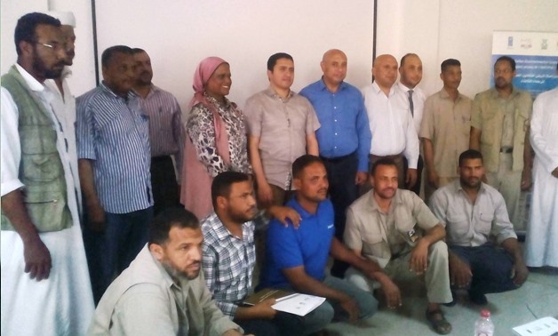 Members of the workshop with head of EIECP Yousria Hamed