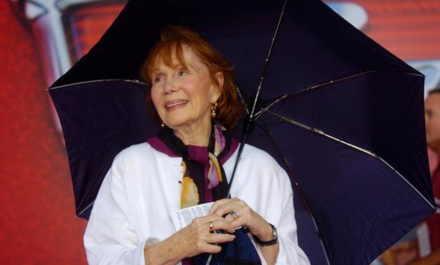 FILE PHOTO: Actress Katherine Helmond arrives at the world premiere of Disney Pixar's computer animated film 'Cars' at the Lowe's Motor Speedway in Charlotte, North Carolina, May 26, 2006. REUTERS/Davis Turner.
