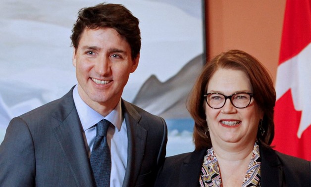 Reuters / Patrick Doyle (file photo) | Treasury board minister Jane Philpott poses for a photo with Prime Minister Justin Trudeau in Ottawa, Ontario, Canada on ,January 14, 2019.