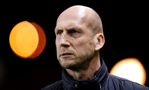 FILE PHOTO: Soccer Football - Championship - Wolverhampton Wanderers vs Reading - Molineux Stadium, Wolverhampton, Britain - March 13, 2018 Reading manager Jaap Stam Action Images/Peter Cziborra EDITORIAL USE ONLY. No use with unauthorized audio, video, d