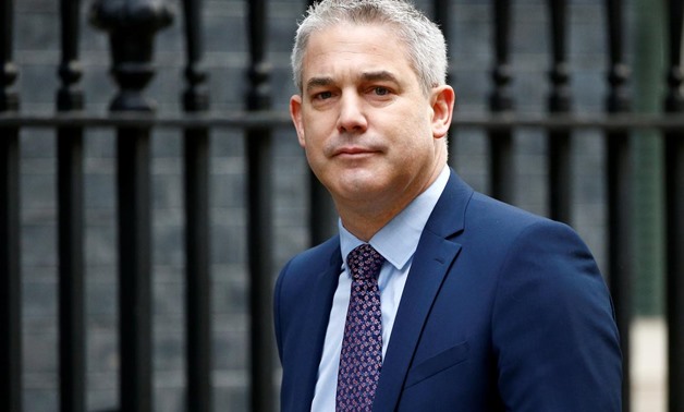 Britain's Secretary of State for Exiting the European Union Stephen Barclay walks outside Downing Street in London, Britain March 13, 2019. REUTERS/Henry Nicholls

