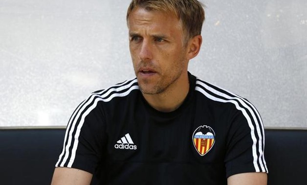 Football - FC Cologne v Valencia CF - Colonia Cup Pre Season Friendly Tournament - RheinEnergie Stadium, Cologne, Germany - 2/8/15 Phil Neville before the game Mandatory Credit: Action Images / Peter Cziborra 