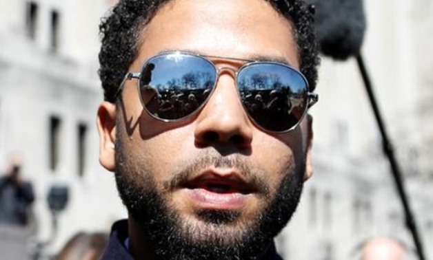 FILE PHOTO: Actor Jussie Smollett leaves court after charges against him were dropped by state prosecutors in Chicago, Illinois, U.S. March 26, 2019. REUTERS/Kamil Krzaczynski