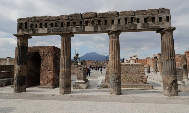 A view of the ancient archaeological site of Pompeii, Italy March 27, 2019. REUTERS/Ciro De Luca
