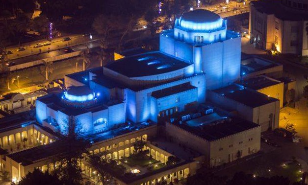 FILE - Egyptian sites lights in blue in 2017's World Autism Day - Egypt Today