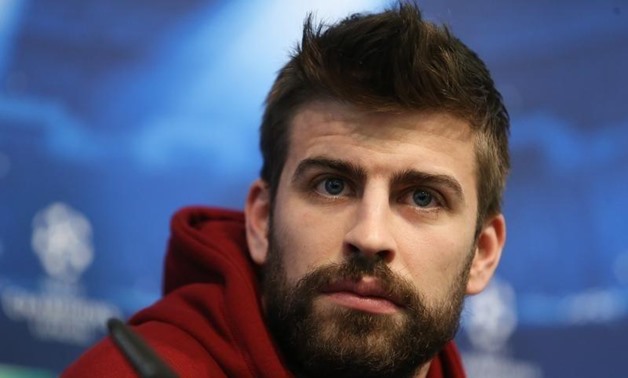 23/2/15 FC Barcelona's Gerard Pique during the press conference Action Images via Reuters / Carl Recine Livepic EDITORIAL USE ONLY. - RTR4QUR6