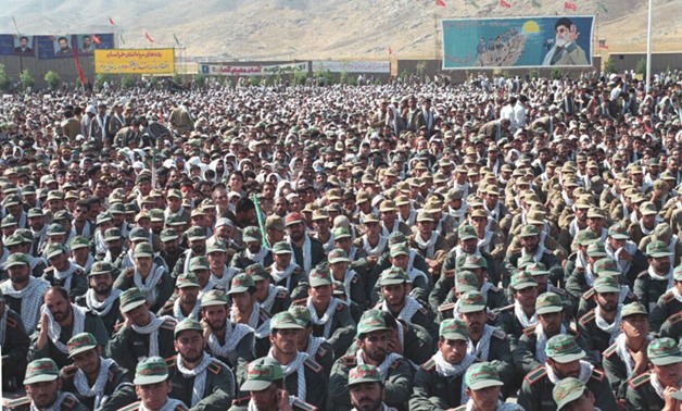 Ali Khamenei with the Revolutionary Guard Corps and Basij - Mashhad CC via http://farsi.khamenei.ir