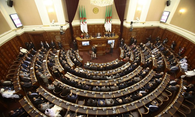 A general view of the upper parliament chamber is pictured in Algiers, Algeria February 2, 2016. REUTERS/Ramzi Boudina/Files

