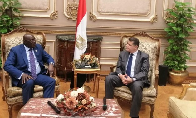 Parliamentarian Tarek Radwan, chairman of the African Affairs Committee of the House of Representatives, received on Monday Sidi Mohamed Tunis, head of the SLPP parliamentary bloc.