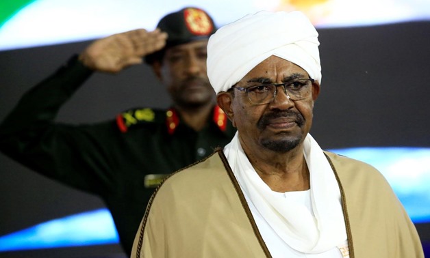 Sudan's President Omar al-Bashir is seen before delivering a speech at the Presidential Palace in Khartoum, Sudan February 22, 2019. REUTERS/Mohamed Nureldin Abdallah