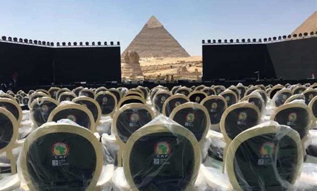 AFCON Draw Ceremony takes place at the Pyramids area  - FILE