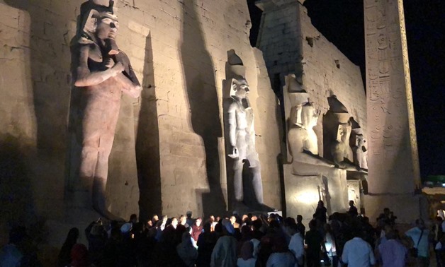 Egypt unveiled a new statue of Ramses II [1279-1213 BCE] Luxor Temple on Thursday after being restored.- Egypt Today / Mustafa Marie