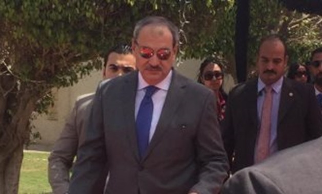 Attorney General Nabil Sadeq cast his ballot Sunday - Press Photo