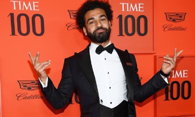 File- Mohamed Salah attend Time 100 Gala 
