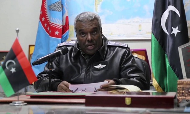 Head of the Libyan Air Force Major-General Saqr Adam Geroushi - File photo