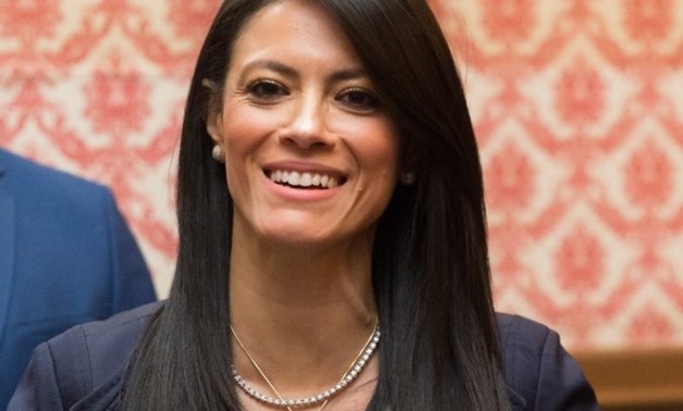 FILE - Minister of Tourism Rania al-Mashat