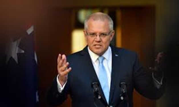 Prime Minister Scott Morrison speaks to the media during a press conference at Parliament House in Canberra, Australia, April 11, 2019. AAP Image/Mick Tsikas via REUTERS
