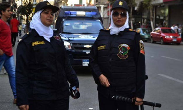 FILE - Egypt deploys female police to combat sexual harassment