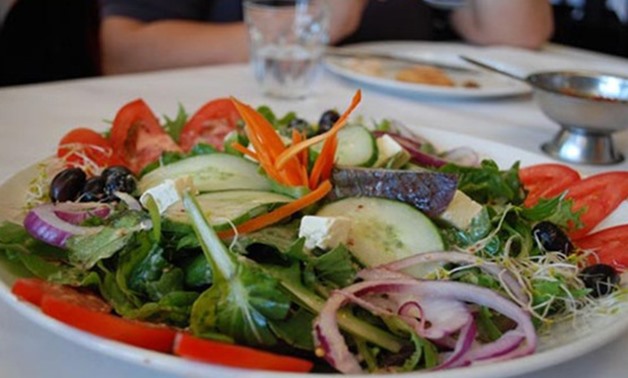 Salad platter- Via common Wikimedia 