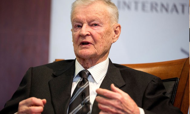 Former U.S. National Security Advisor, Zbigniew Brzezinski, speaks at a forum hosted by the Center for Strategic and International Studies in Washington, March 9, 2015. REUTERS/Joshua Roberts/File Photo