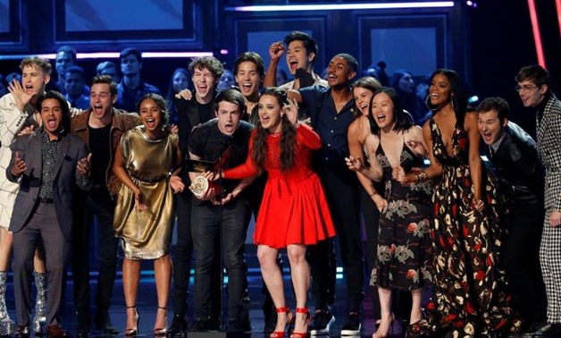 FILE PHOTO: 2017 MTV Movie and TV Awards - Show – Los Angeles, U.S., 07/05/2017 – Cast of "13 Reasons Why" presents Show of the Year. REUTERS/Mario Anzuoni/File Photo