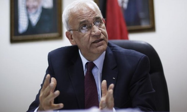 Secretary-General of the Palestinian Liberation Organization's (PLO) executive committee Saeb Erekat. Reuters

