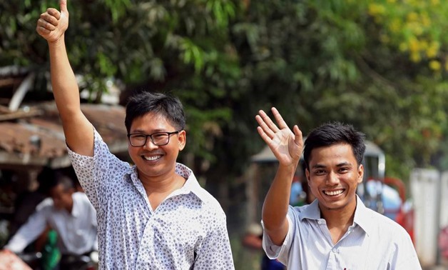 The two reporters, Wa Lone, 33, and Kyaw Soe Oo, 29 - REUTERS 