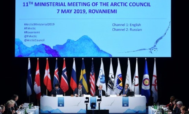 It was the first time the Arctic Council, which held its first meeting in 1996, failed to present a final declaration at the end of a ministerial meeting POOL/AFP
