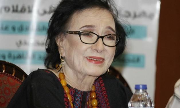FILE - Veteran actress MohsenaTawfik
