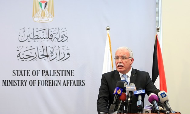 Palestinian Foreign Minister Dr. Riad Malki - Palestinian MOF- File