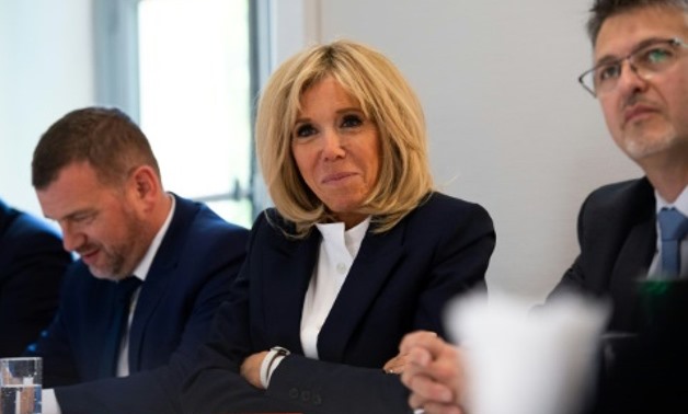 Brigitte Macron wants to pick up her career as a teacher at two new centres directed at adults who dropped out of school AFP
