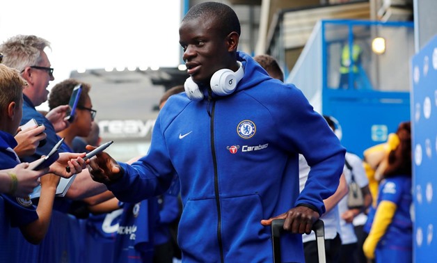 Stamford Bridge, London, Britain - April 22, 2019 Chelsea's N'Golo Kante arrives before the match REUTERS/Eddie Keogh