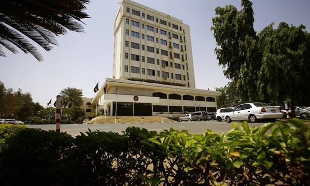 A general view shows the Foreign Ministry building in the Sudanese capital Khartoum. (AFP)
