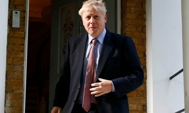 FILE PHOTO: Former British Foreign Secretary Boris Johnson, who is running to succeed Theresa May as Prime Minister, leaves his home in London, Britain, June 5, 2019. REUTERS/Henry Nicholls
