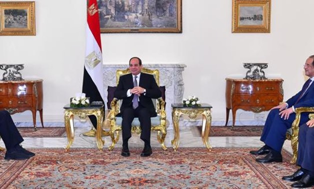 President Abdel Fatah Al-Sisi receives World Jewish Congress Chief Ronald Lauder in Cairo, Egypt. June 11, 2019 – Press photo