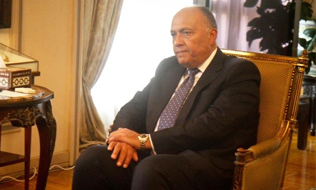 Egypt’s Foreign Minister Sameh Shoukry - File photo 