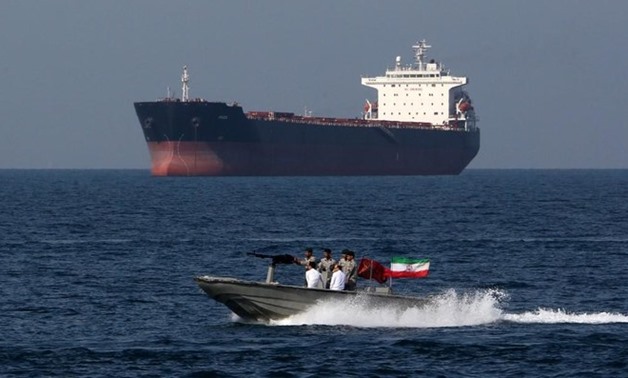 About 40 percent of the world’s seaborne oil passing through the Strait of Hormuz, above, and a disruption to shipping because of the Iran-US tension could roil markets. (AFP)
