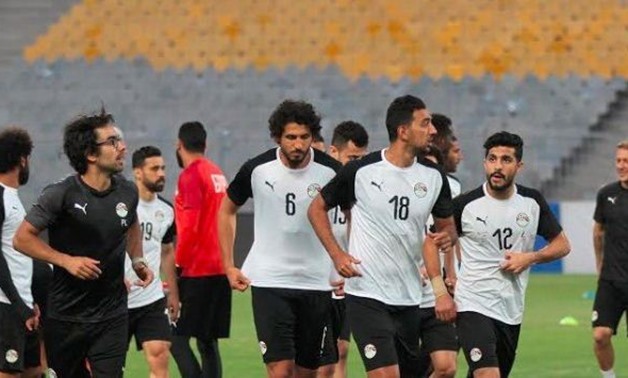 Egyptian national team – Courtesy of Egyptian Footaball National team official account on Twitter
